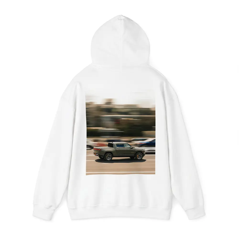 Rivian R1T Electric Truck Highway Speed – Hoodies