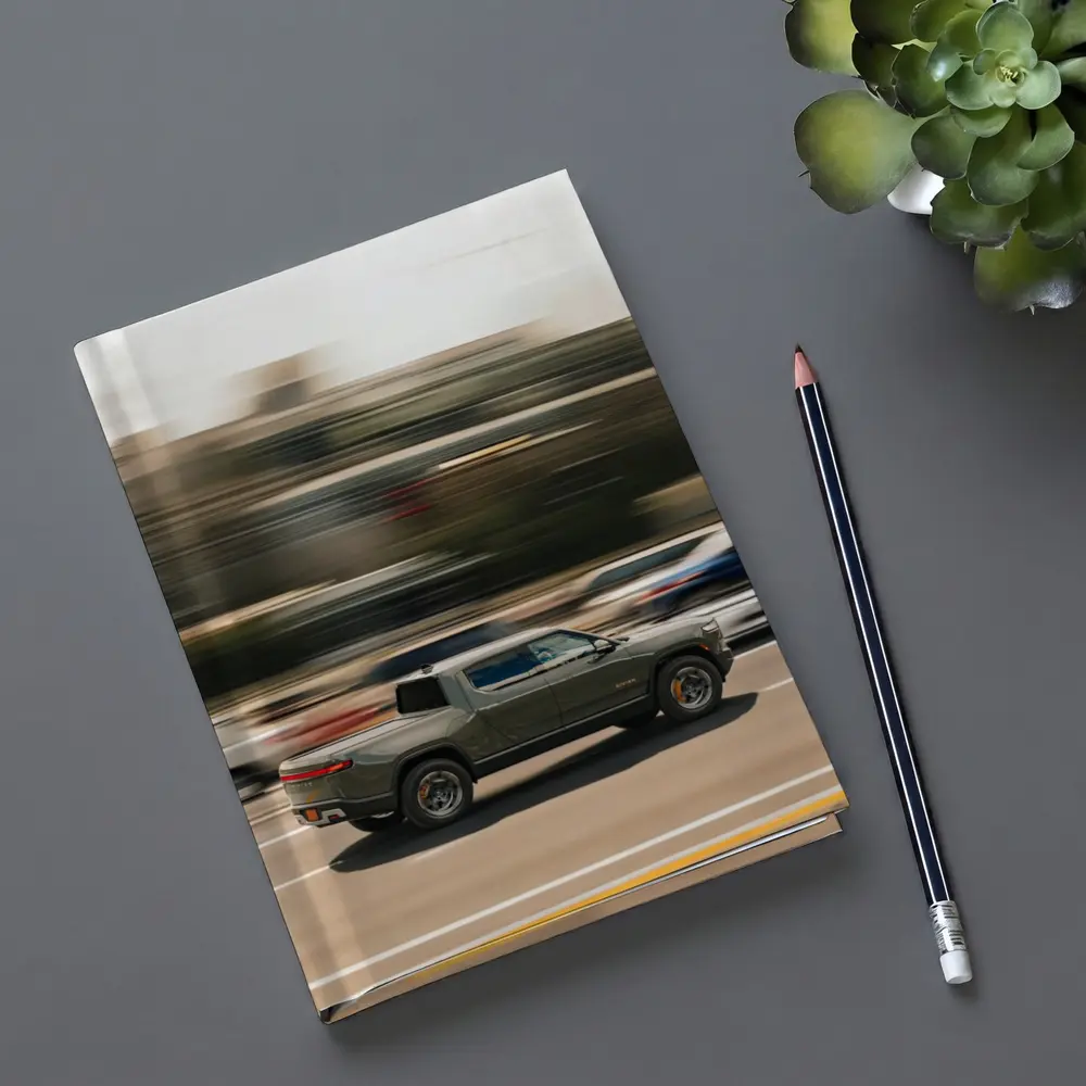 Rivian R1T Electric Truck Highway Speed – Notebooks