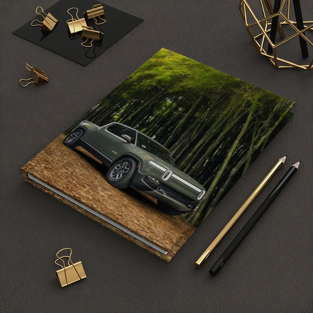 Rivian R1T Truck Bamboo Forest Green – Notebooks