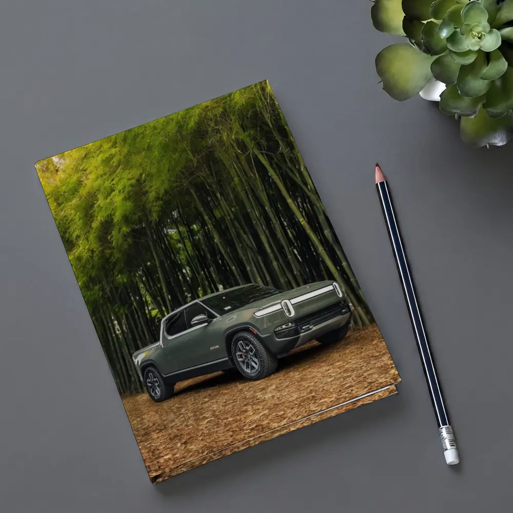 Rivian R1T Truck Bamboo Forest Green – Notebooks