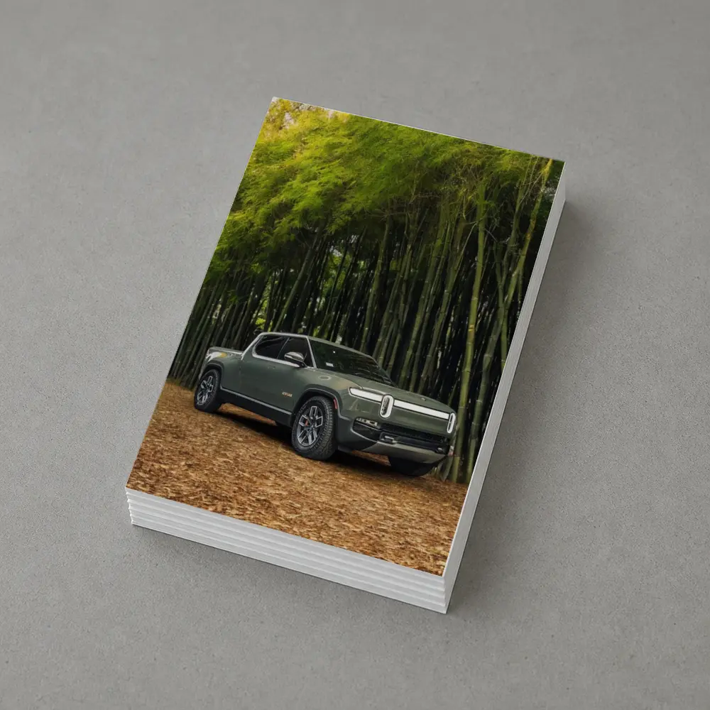 Rivian R1T Truck Bamboo Forest Green – Postcards
