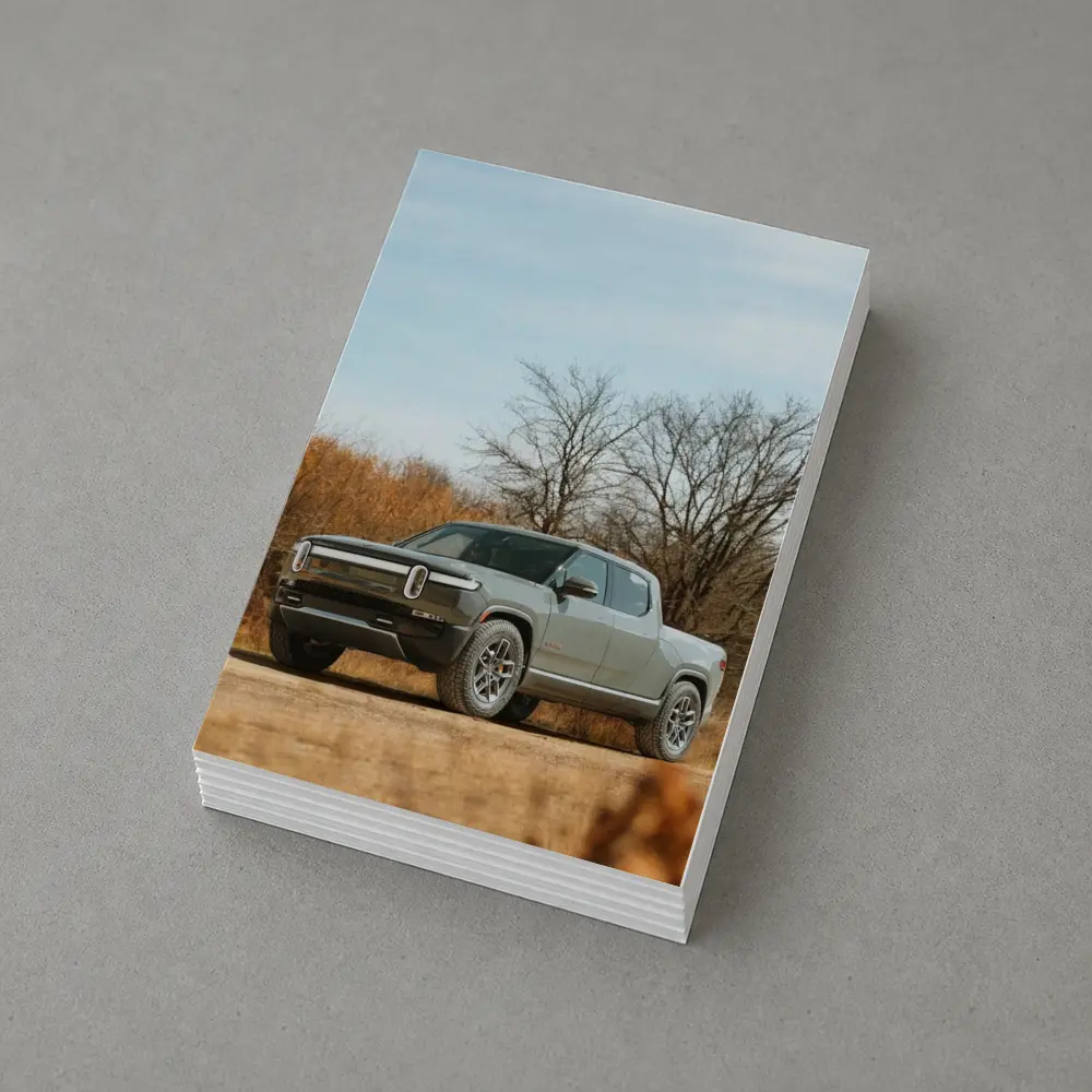 Rivian R1T Truck Autumn Bare Trees – Postcards
