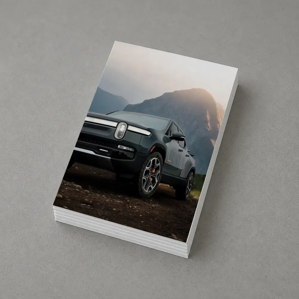 Rivian R1T Truck Rugged Mountain Landscape – Postcards