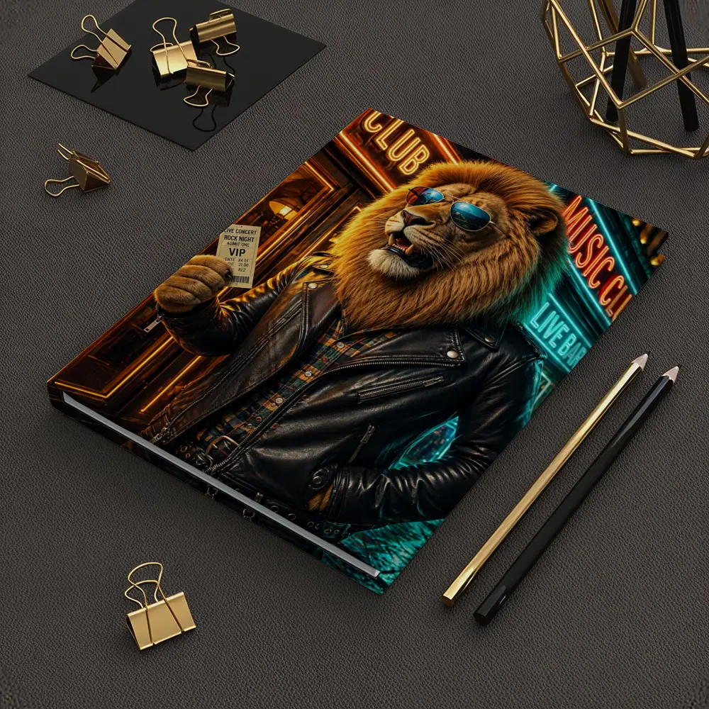 Lion Rock Star VIP Club Neon Night – Notebooks