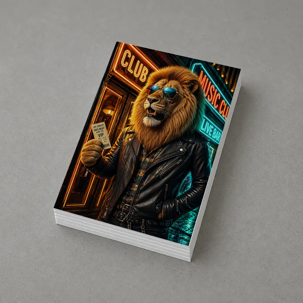 Lion Rock Star VIP Club Neon Night – Postcards