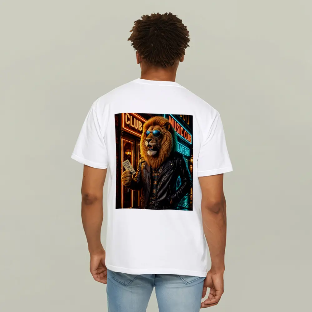 Lion Rock Star VIP Club Neon Night – T-Shirts