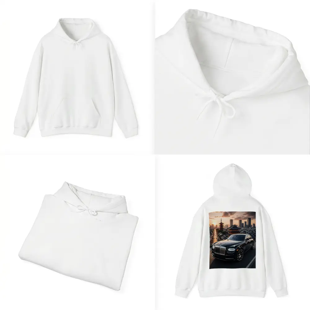 Rolls Royce Ghost Black Tokyo City Sunset – Hoodies