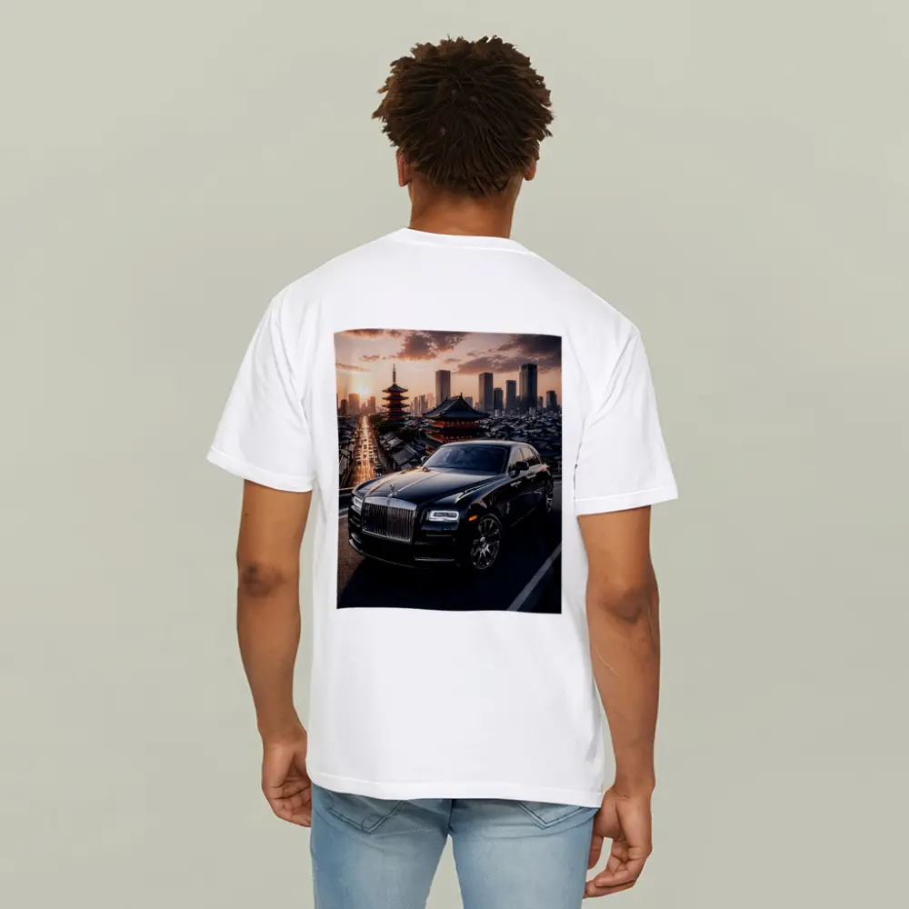 Rolls Royce Ghost Black Tokyo City Sunset – T-Shirts