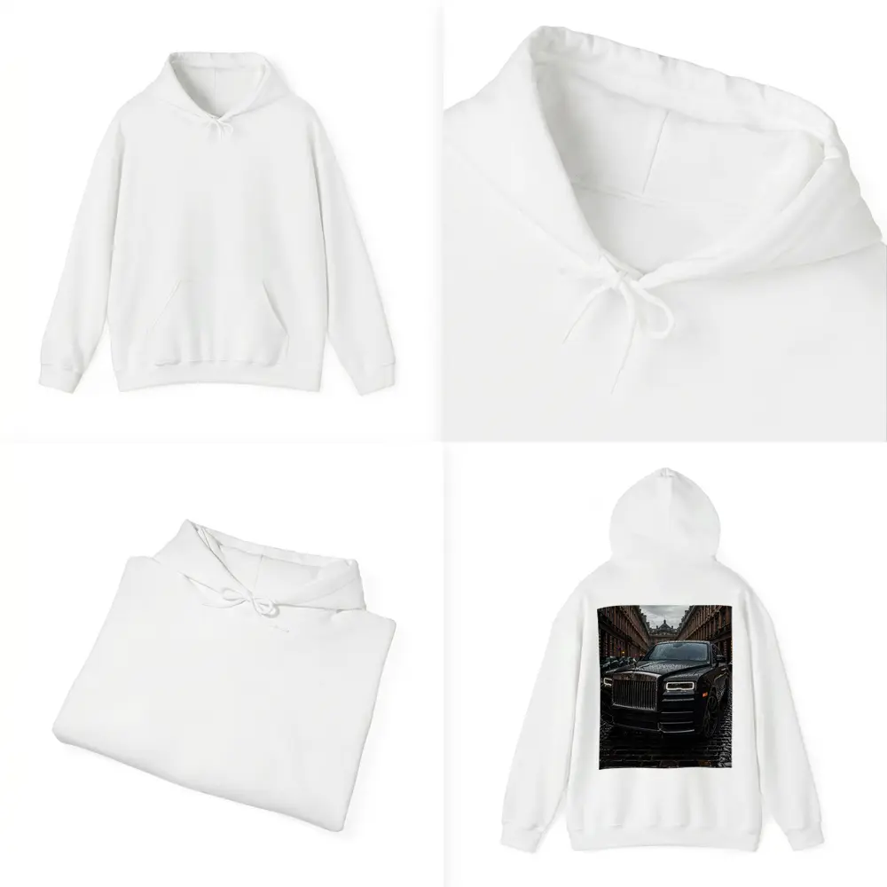 Rolls Royce Cullinan Black Wet City Street – Hoodies