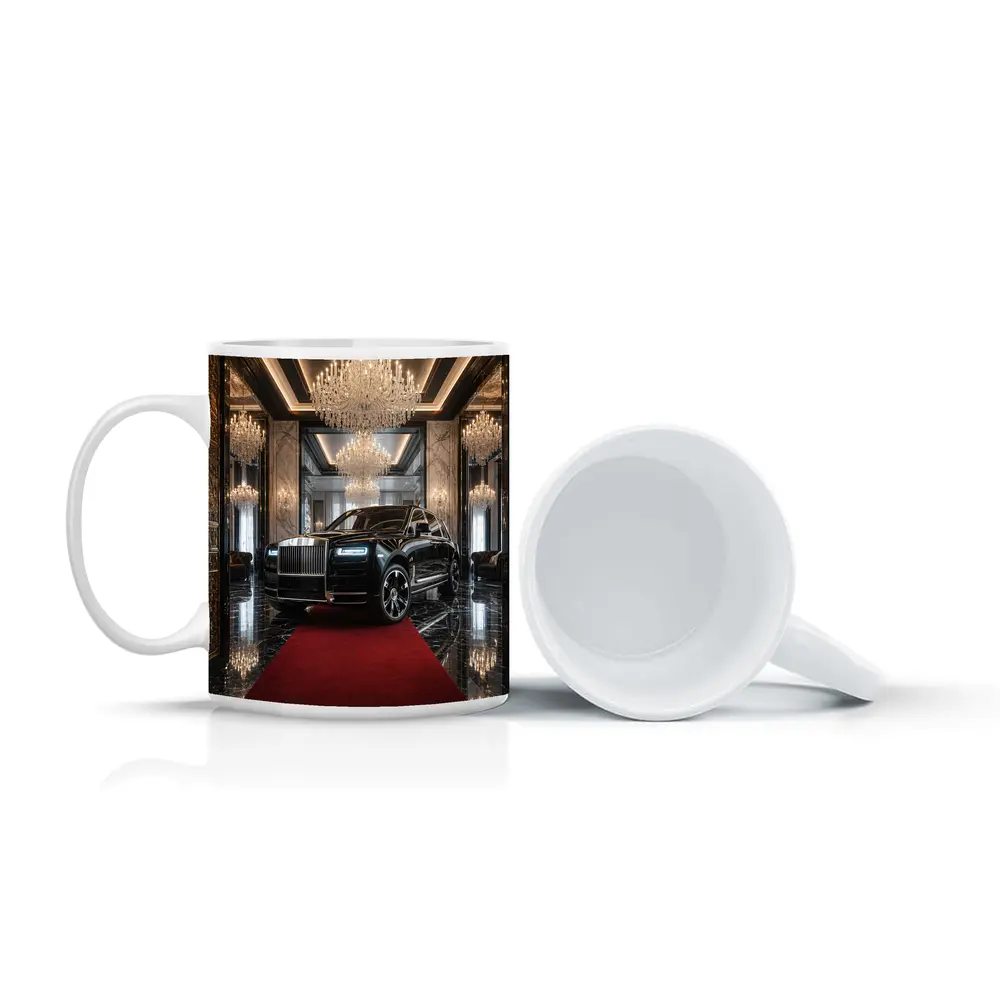 Rolls Royce Cullinan Black SUV Grand Lobby – Mugs