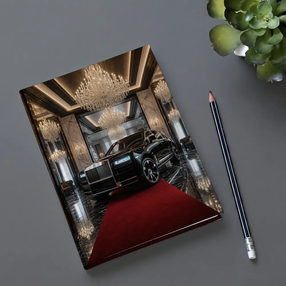 Rolls Royce Cullinan Black SUV Grand Lobby – Notebooks