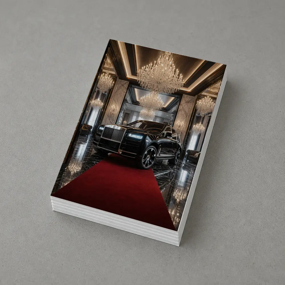 Rolls Royce Cullinan Black SUV Grand Lobby – Postcards
