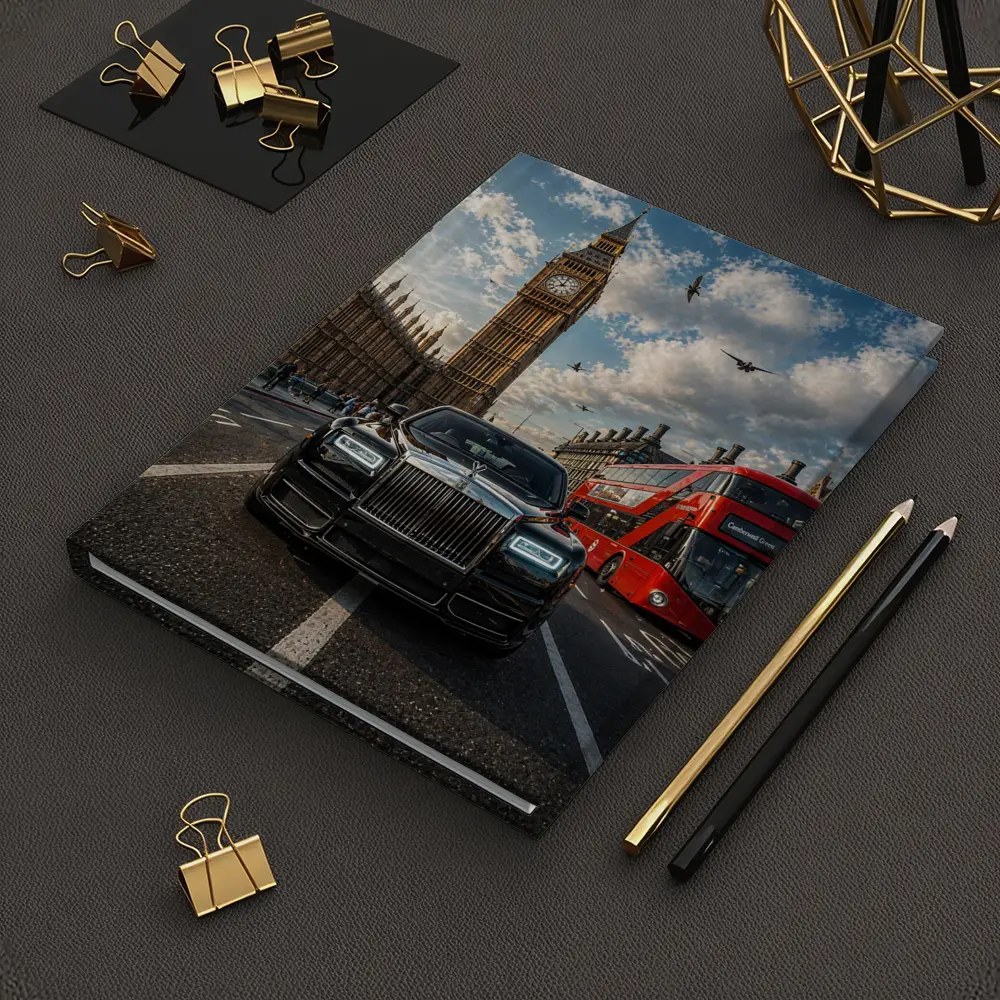 Rolls Royce Phantom London Big Ben Street – Notebooks
