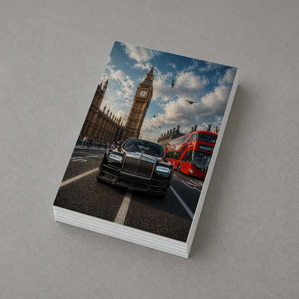 Rolls Royce Phantom London Big Ben Street – Postcards