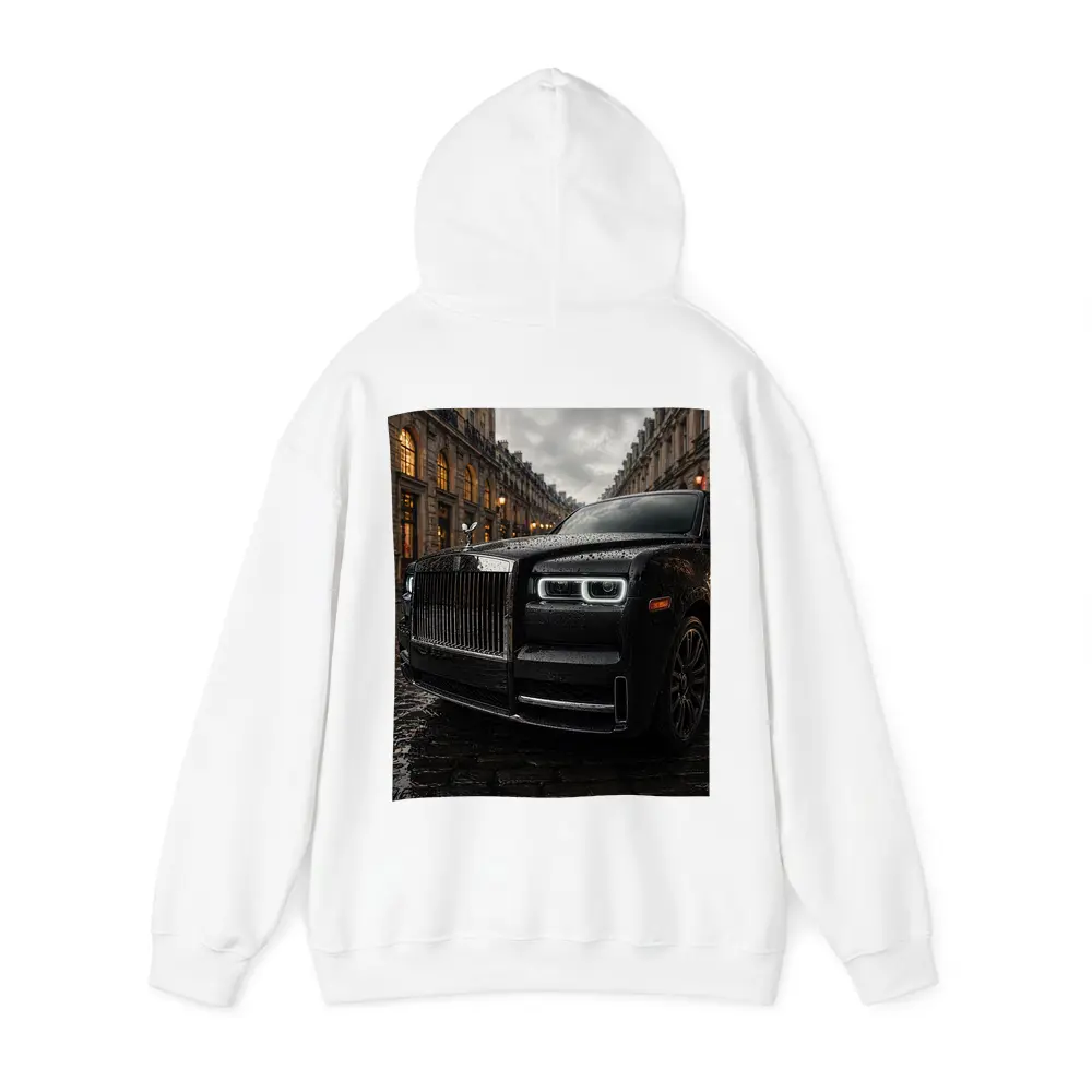 Rolls Royce Cullinan Black Rainy Paris Street – Hoodies