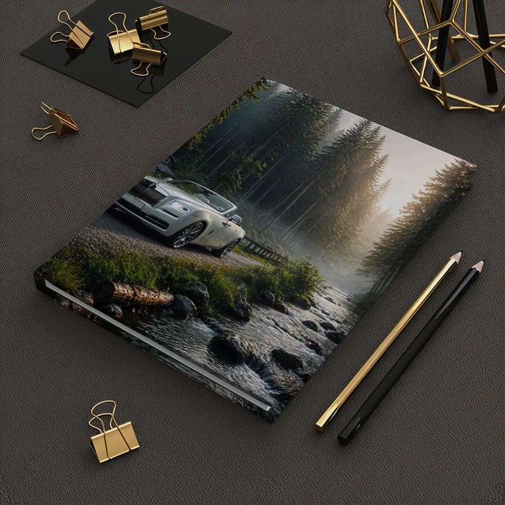 Rolls Royce Dawn White Forest Road – Notebooks