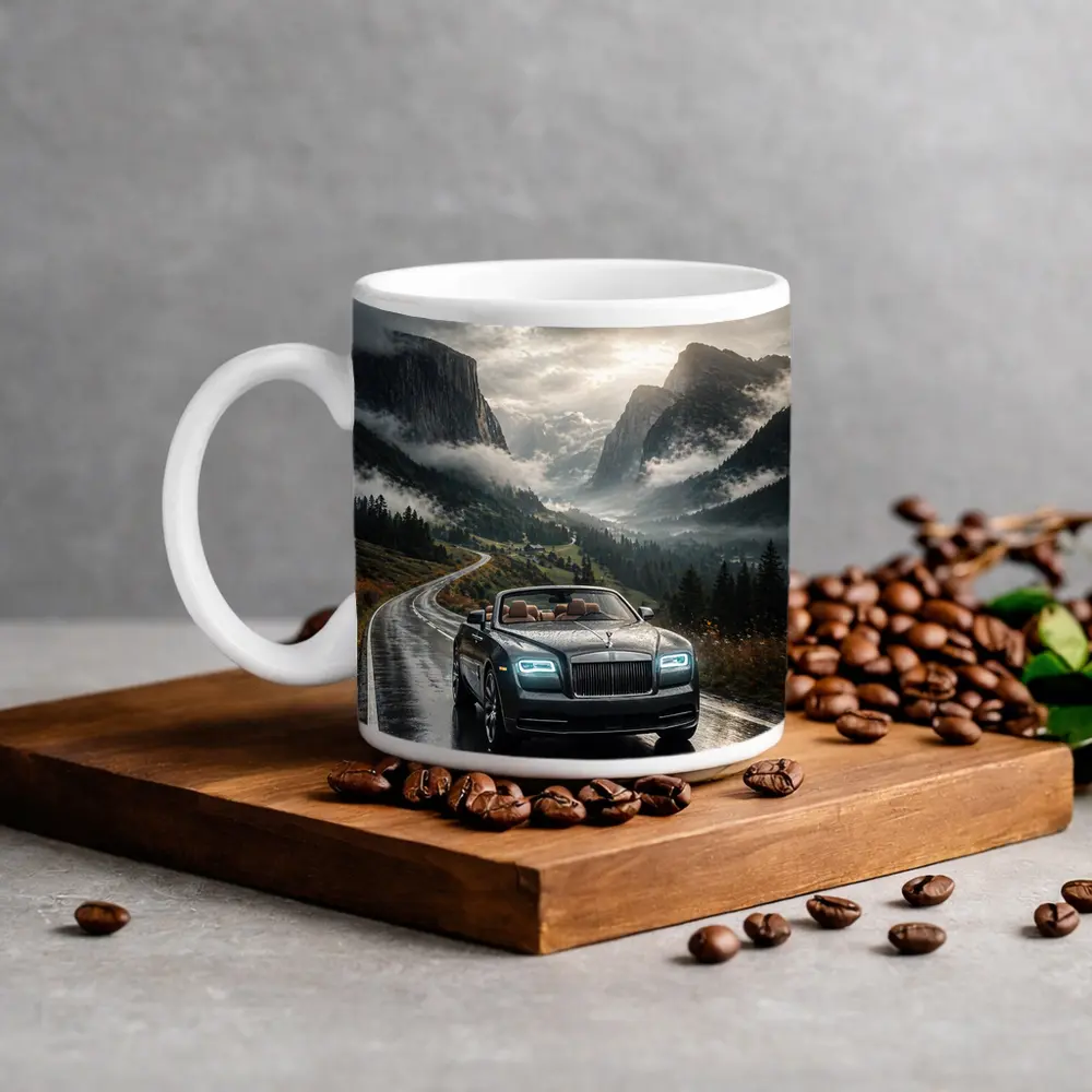 Rolls Royce Dawn Wet Mountain Road Drive – Mugs