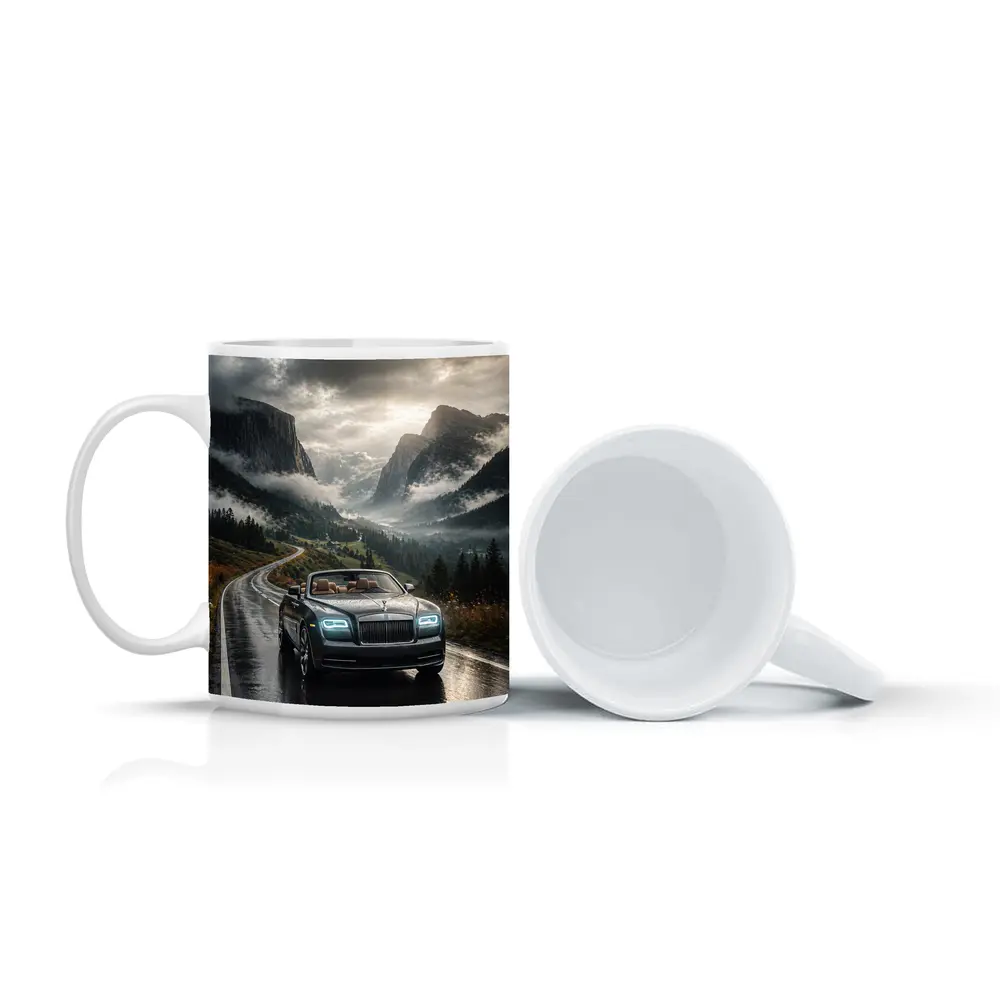 Rolls Royce Dawn Wet Mountain Road Drive – Mugs