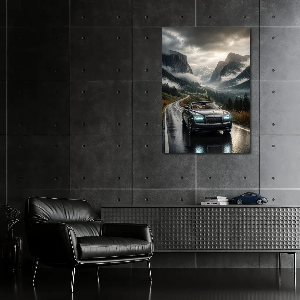 Rolls Royce Dawn Wet Mountain Road Drive