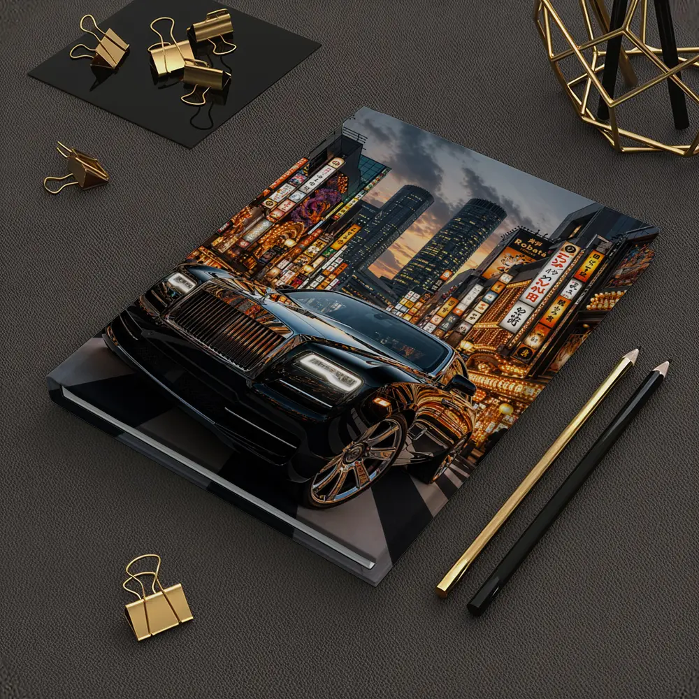 Rolls Royce Dawn Tokyo City Night – Notebooks