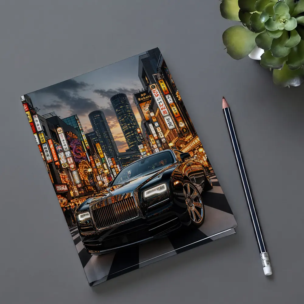 Rolls Royce Dawn Tokyo City Night – Notebooks