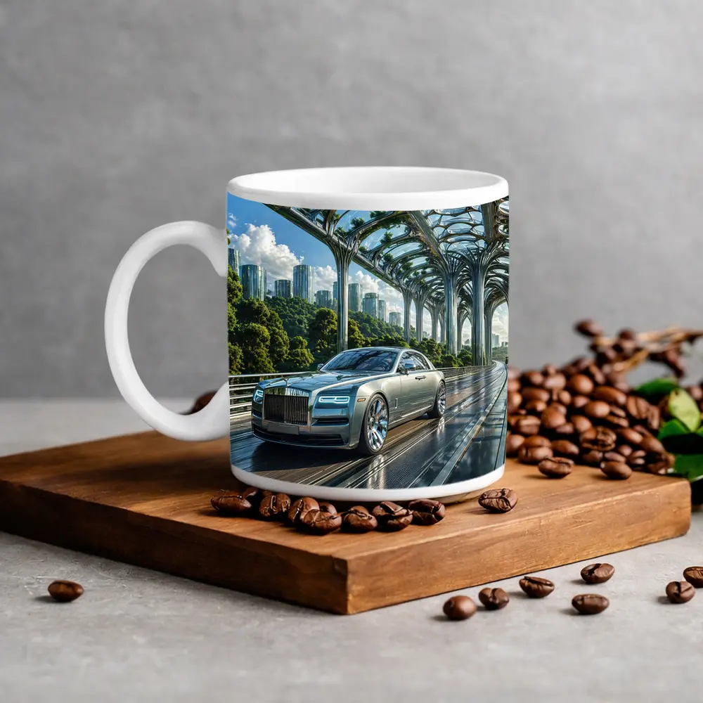 Rolls Royce Ghost Futuristic Bridge City – Mugs