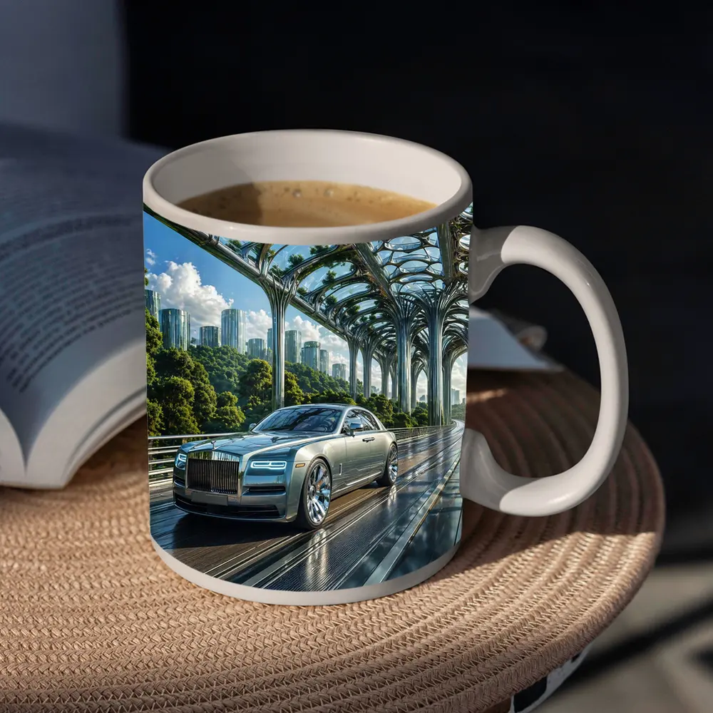 Rolls Royce Ghost Futuristic Bridge City – Mugs