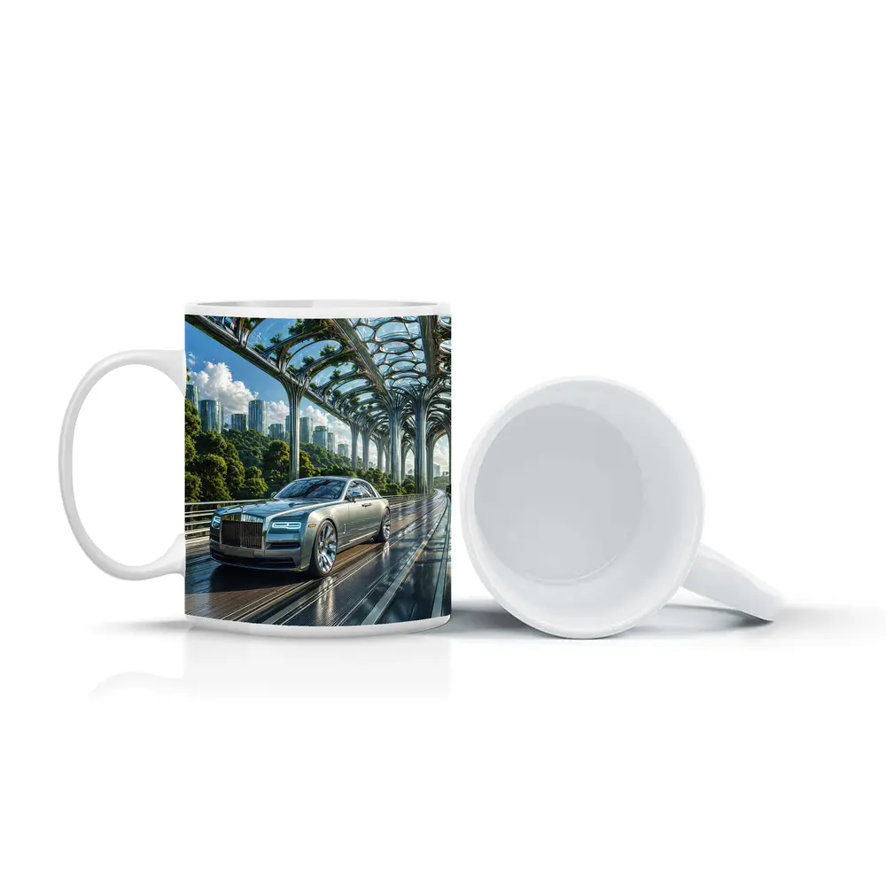 Rolls Royce Ghost Futuristic Bridge City – Mugs