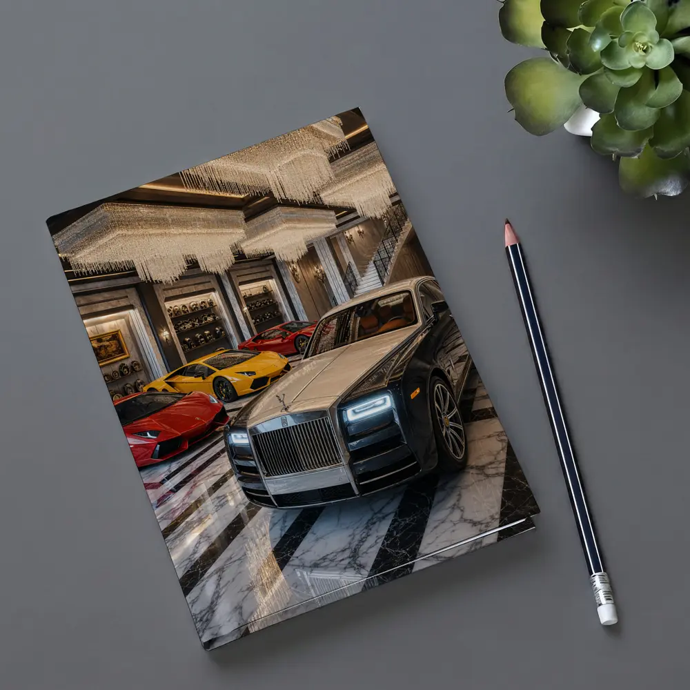Rolls Royce Phantom Luxury Garage Crystal Chandeliers – Notebooks