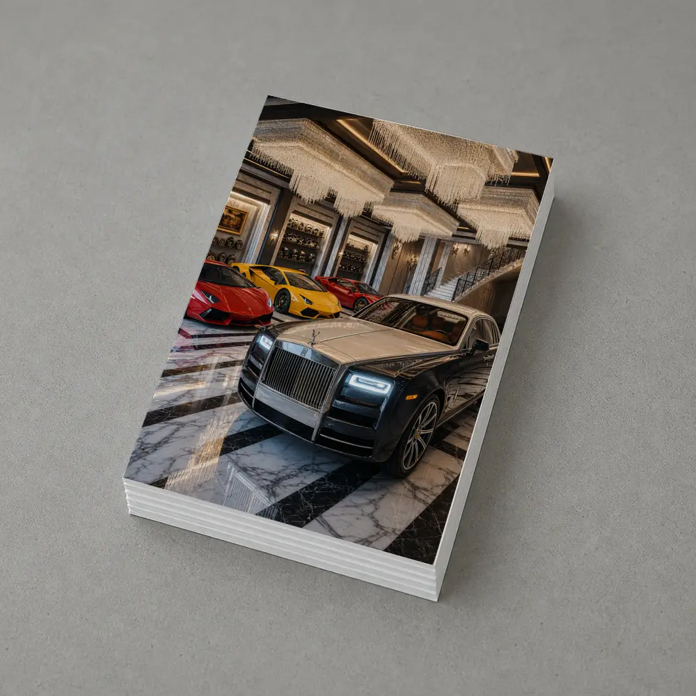 Rolls Royce Phantom Luxury Garage Crystal Chandeliers – Postcards