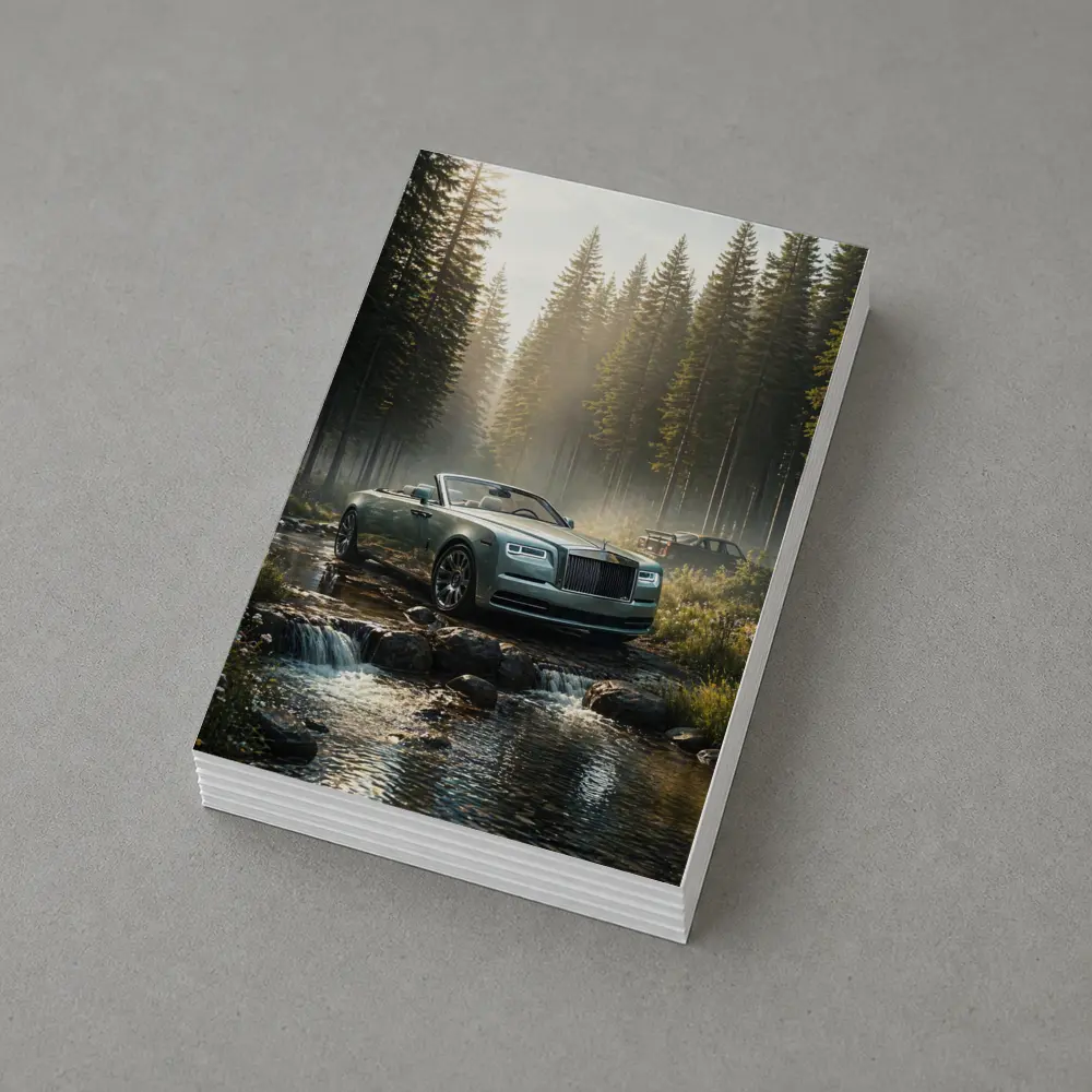 Rolls Royce Dawn Convertible Forest Stream – Postcards
