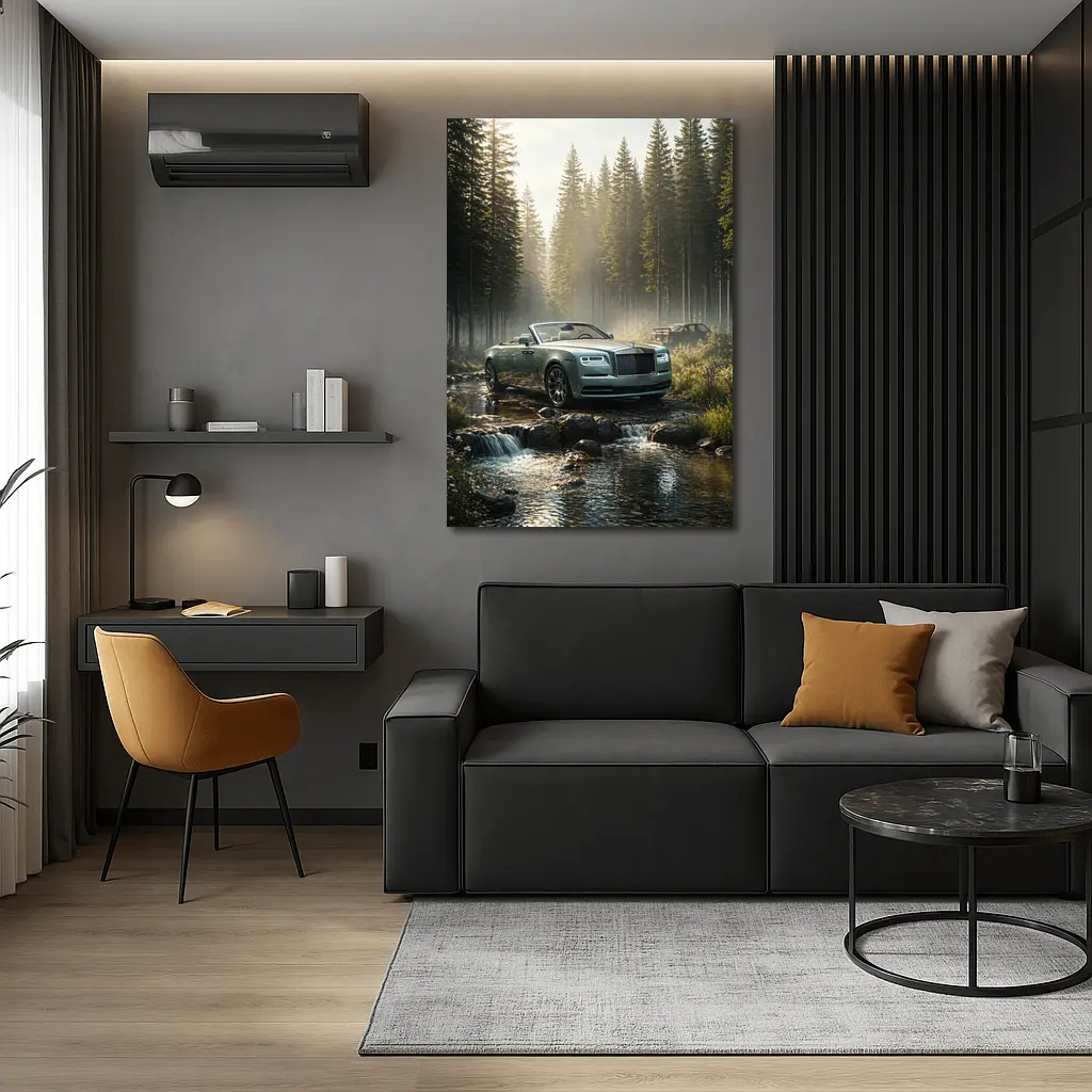 Rolls Royce Dawn Convertible Forest Stream – Wall Art