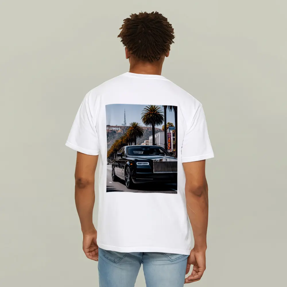 Rolls Royce Ghost Black Hollywood Boulevard Los Angeles – T-Shirts