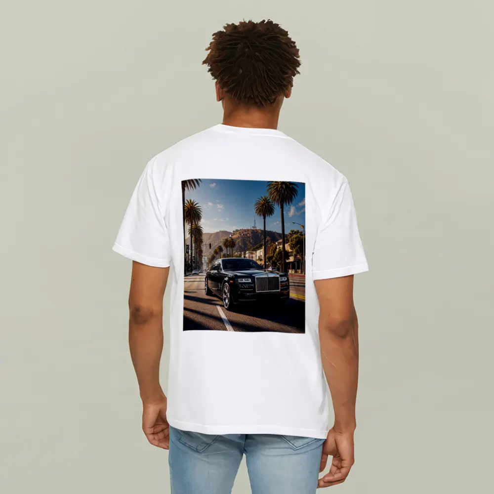 Rolls Royce Phantom Cruising Los Angeles Street – T-Shirts