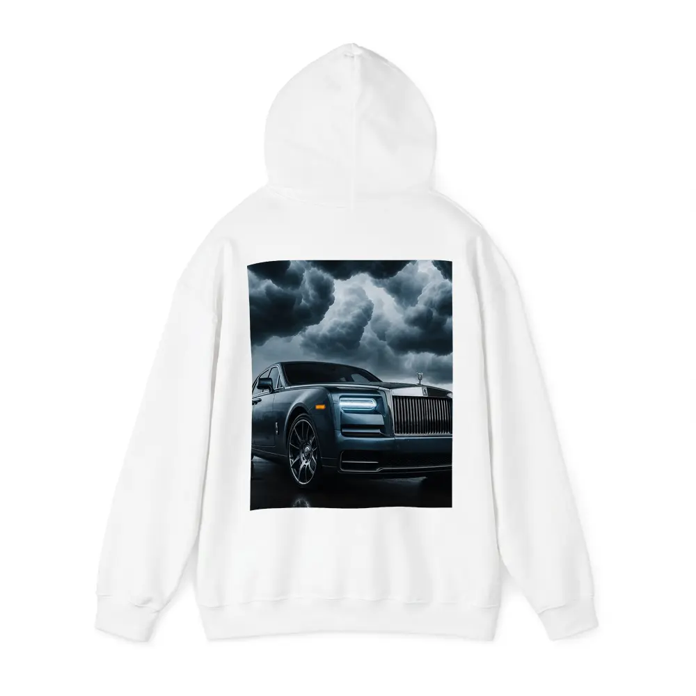 Rolls Royce Phantom Under Dark Stormy Skies – Hoodies