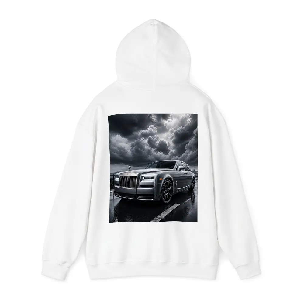 Rolls Royce Phantom Under Stormy Dark Skies – Hoodies