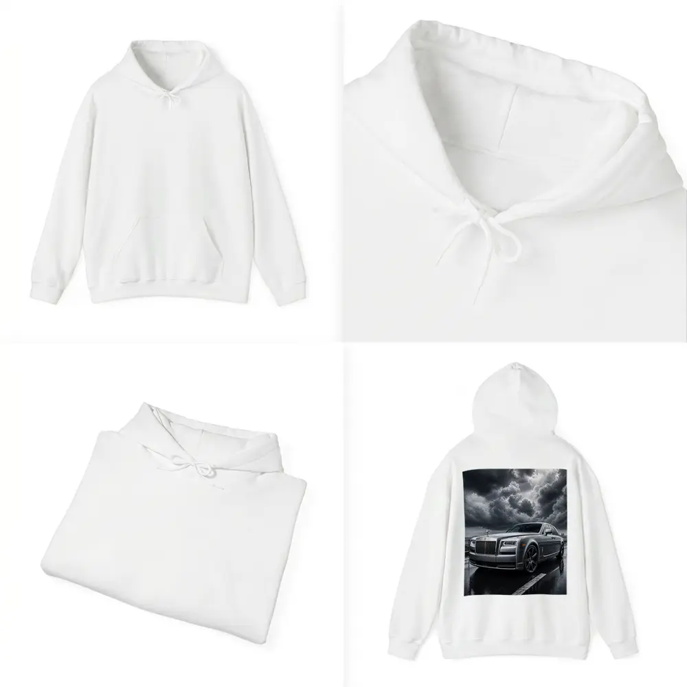 Rolls Royce Phantom Under Stormy Dark Skies – Hoodies
