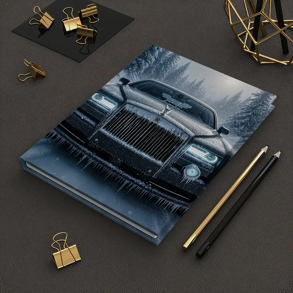 Rolls Royce Phantom Frozen Winter Snow Forest – Notebooks