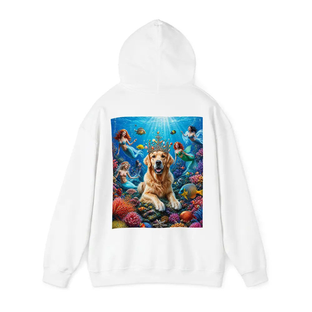 Golden Retriever King Underwater Mermaid Fantasy – Hoodies