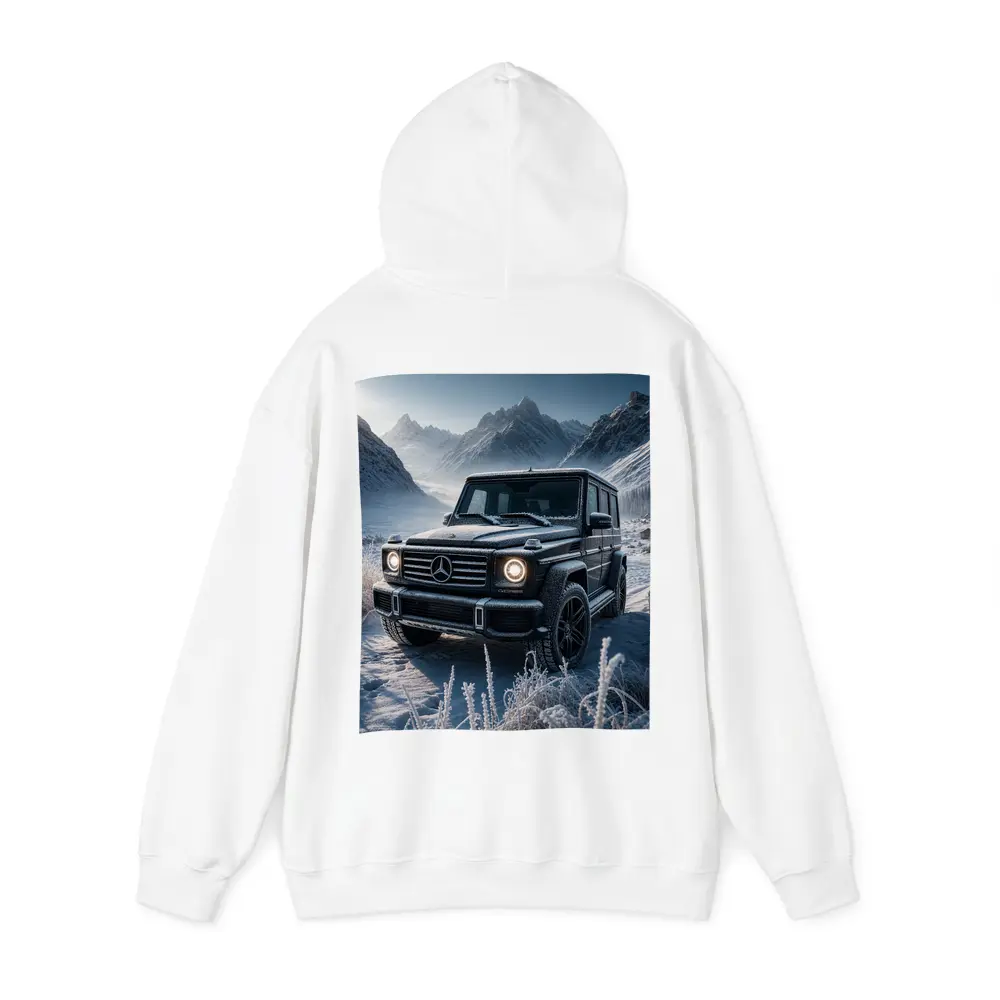 Mercedes Benz G Class Frozen Winter Mountains – Hoodies