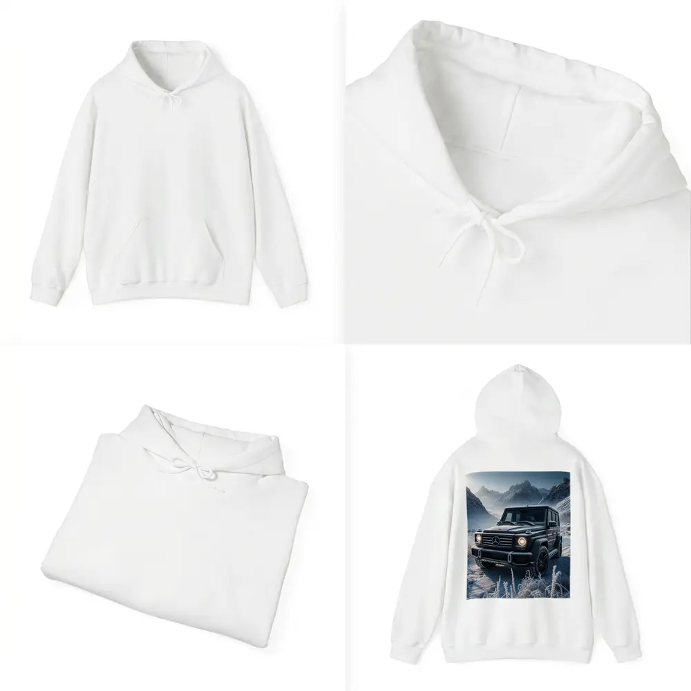 Mercedes Benz G Class Frozen Winter Mountains – Hoodies