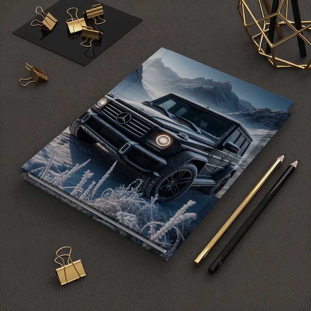 Mercedes Benz G Class Frozen Winter Mountains – Notebooks