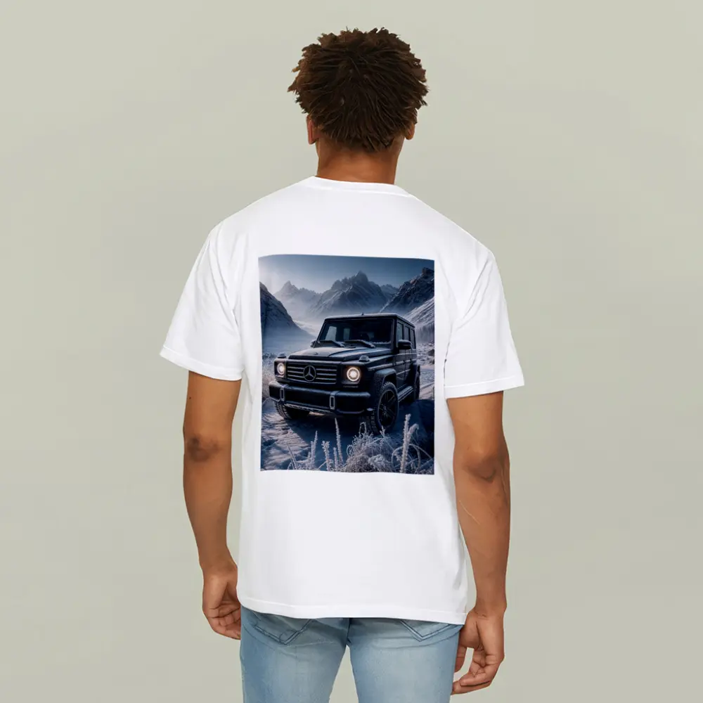 Mercedes Benz G Class Frozen Winter Mountains – T-Shirts