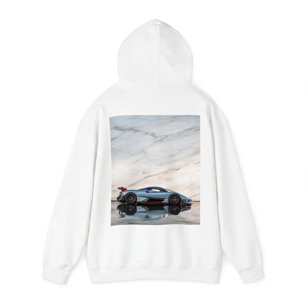 SSC Tuatara Supercar Against Marble Wall – Hoodies