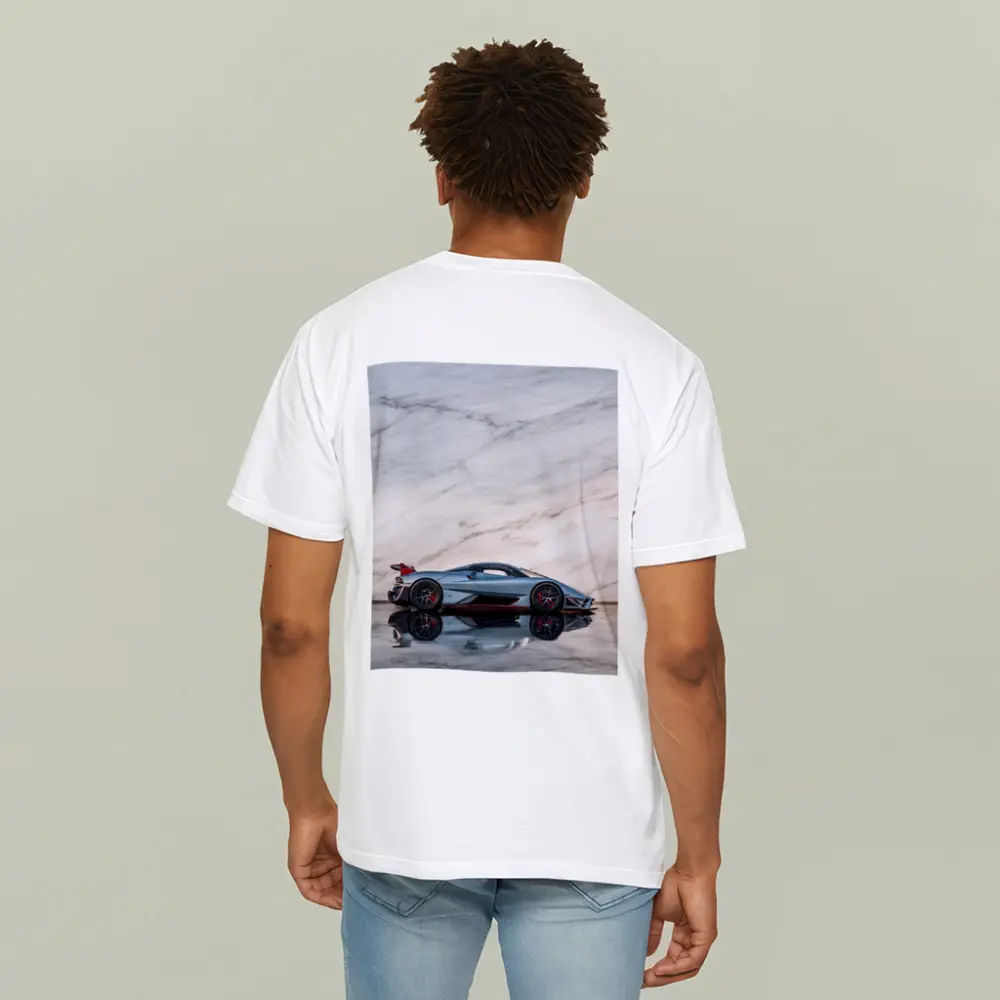 SSC Tuatara Supercar Against Marble Wall – T-Shirts