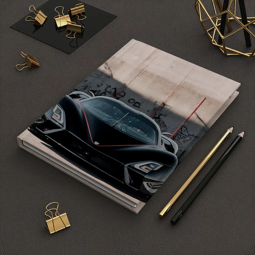SSC North America Supercar Black Concrete Wall – Notebooks