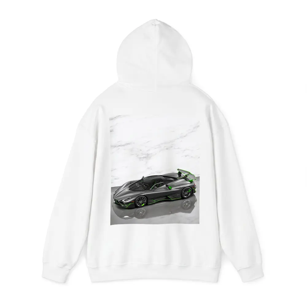 SSC North America Supercar Green Marble Background – Hoodies