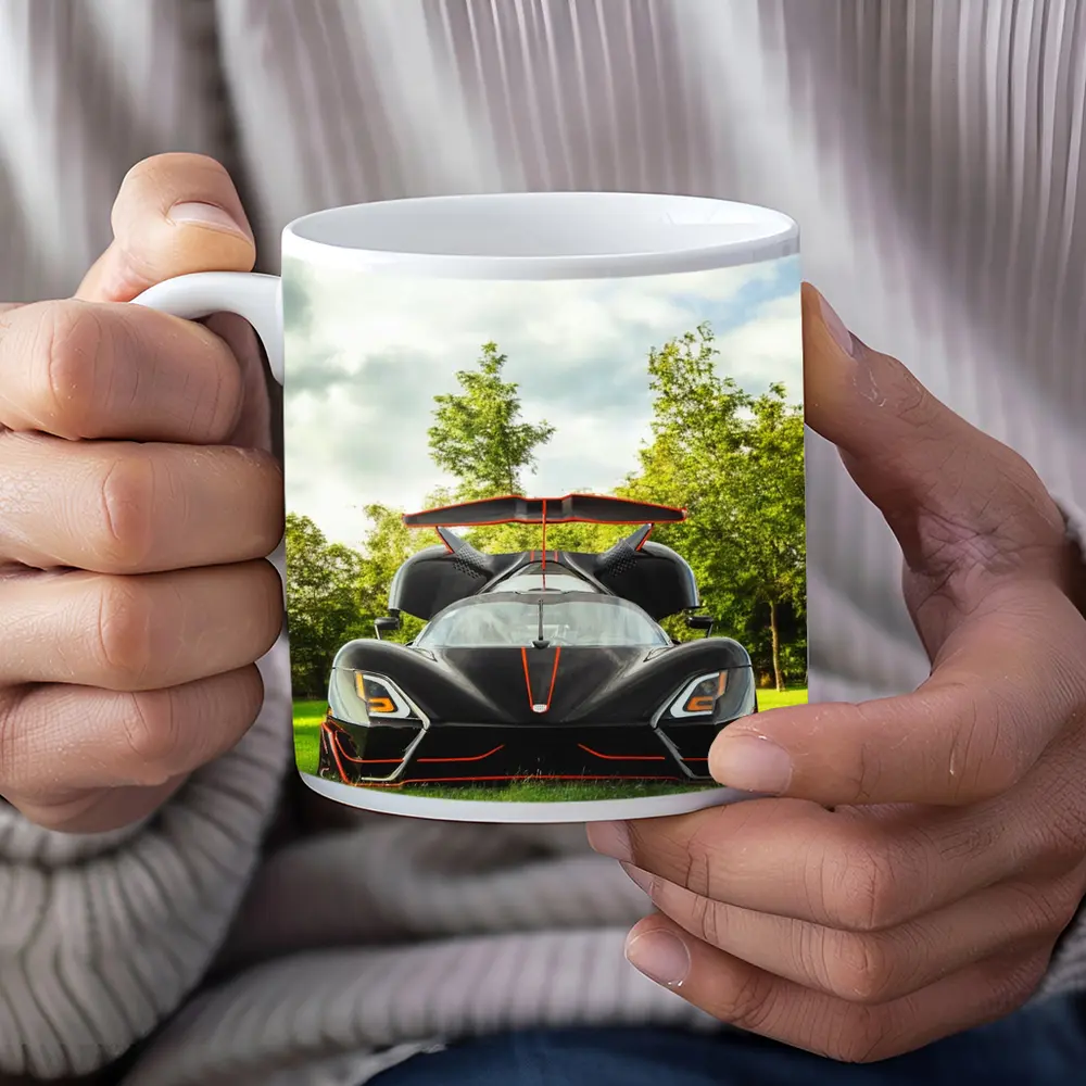 SSC Tuatara Black Supercar Green Park – Mugs