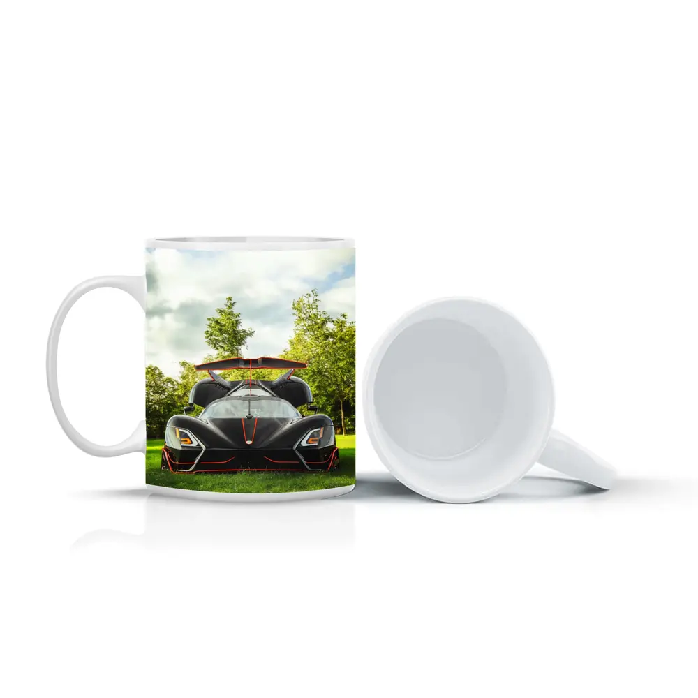 SSC Tuatara Black Supercar Green Park – Mugs