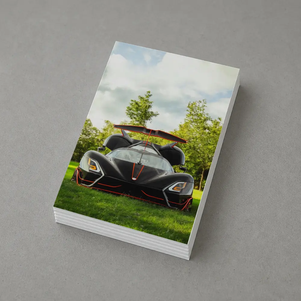 SSC Tuatara Black Supercar Green Park – Postcards